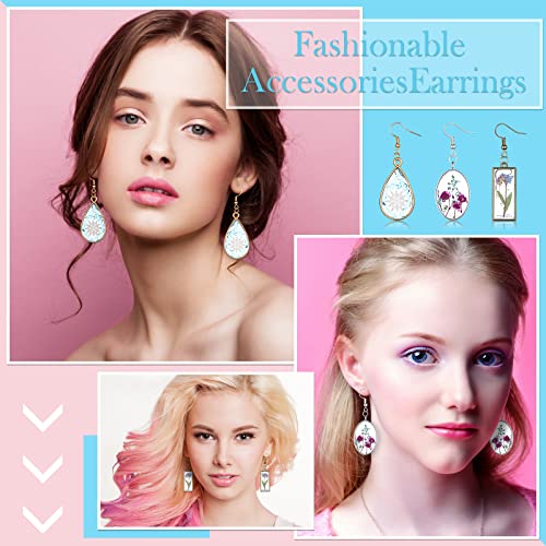 Inbagi 180 Pcs Open Bezels for Resin Jewelry, Hollow Frame Pendants Kit - color: Gold Silver and bronze, size: Classic