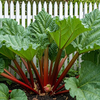 Rhubarb Vegetable Seed Starter Grow Kit, Made in USA, All-in-one Seed Starter Kit Seeds In A Cup® Come with Our Seeds Growth Promise.