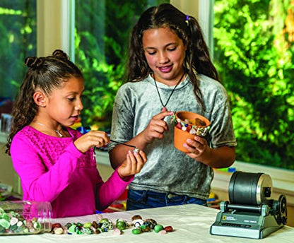 National Geographic Hobby Rock Tumbler Bundle for Kids and Adults - style: Hobby Kit with 2 lbs. Rocks