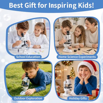 Microscope for Kids,63 PCS Science Kit