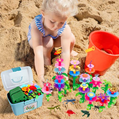 Birthday Toys Gifts for 2 3 4 5 6 Years Toddler Girls, Insect Flower Garden - style: Insect Flower Garden