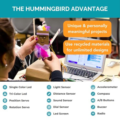BirdBrain Technologies Hummingbird Bit Premium Kit I Robotics for Kids - style: Single Kit