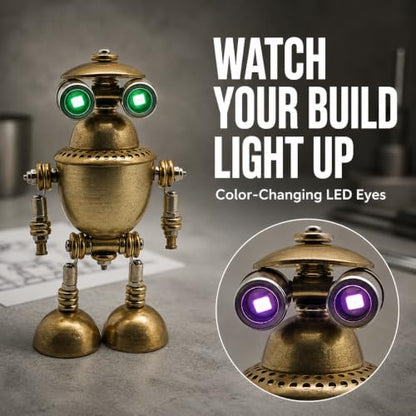 3D Metal Robot Puzzles, DIY Mechanical Model Kits for Adults, Desk Decor