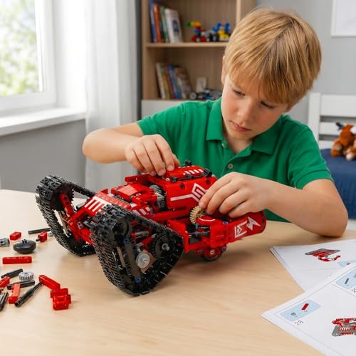 Robot Building Kit, 5-in-1 Programmable Robot Kit, App Coding