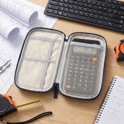 ROATEE Construction Calculator with Case for Carpenter, Framer, Remodeler - color: Gray Blue