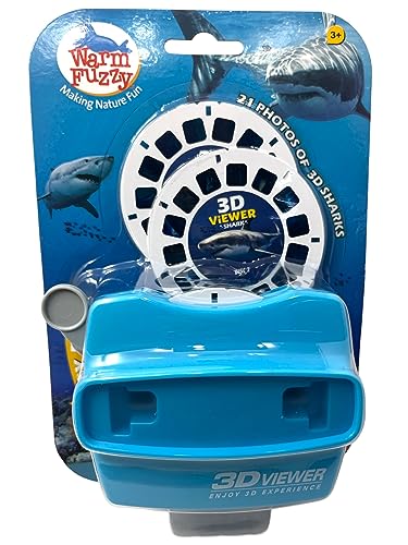 WARM FUZZY Shark 3D Viewfinder | 3 Reels & 21 HD 3D Images - color: Sharks