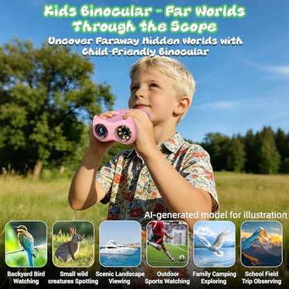 2 in 1 Kids Microscope and Telescope, STEM Educational Toy, Pink - color: Pink