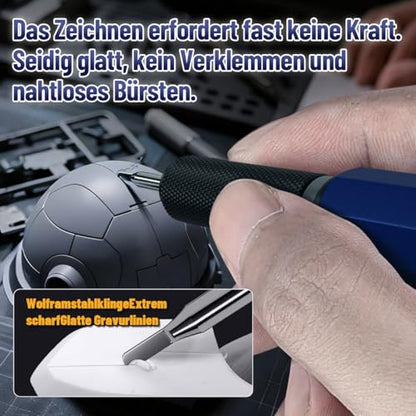 stedi Model Scriber 0.15mm Tungsten Steel Blade Panel Line Tool - style: Blue+0.15mm