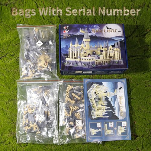 2680PCS Harry Magic Castle Micro mini Building Blocks Toys Sets(Gift Box) - color: Castle