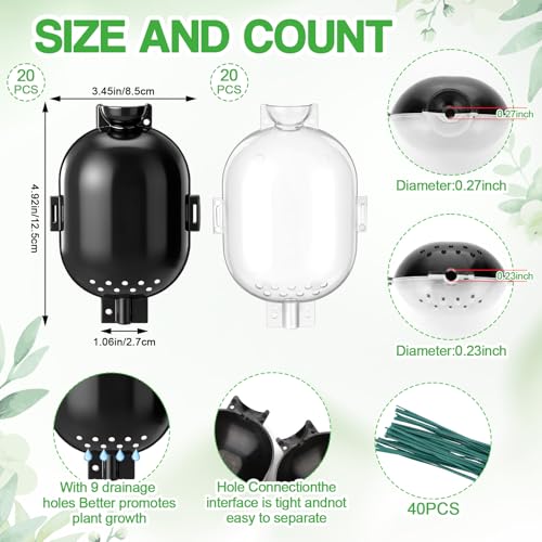 AceOrbit 20 Pack Air Layering Propagation Kit with Drain Holes
