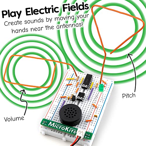 MicroKits Theremin Electronics Kit: Make Your Own Electric Field Instrument