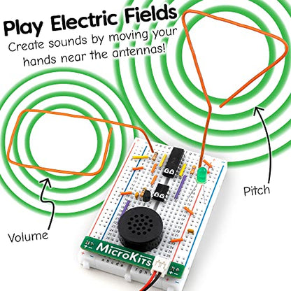 MicroKits Theremin Electronics Kit: Make Your Own Electric Field Instrument