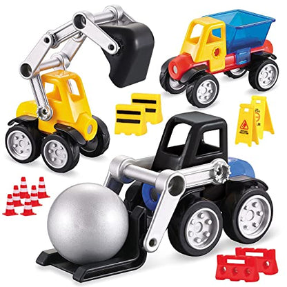 Mobius Magnetic Vehicle Building Set, 72 Pieces, STEM Toy, Ages 3+