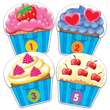 The Learning Journey: My First Match It - Counting Cupcakes- 15 Piece Self-Correcting Matching Puzzles - First Learning Toys for Toddlers 2-5 - Award Winning Toys - size: 15 pieces, style: Modern
