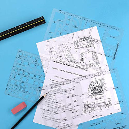 Sooez Architectural Templates, House Plan Template - color: clear