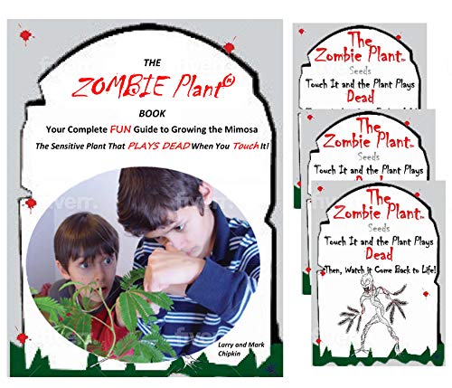 Zombie Plant Seeds with Free Book. The Zombie Plant Plays Dead When Touched. 20 Fun Science Activity Projects. Grow Your Own Zombie Plant Indoors - Includes 3 Seed Packets.