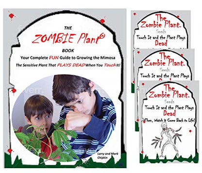 Zombie Plant Seeds with Free Book. The Zombie Plant Plays Dead When Touched. 20 Fun Science Activity Projects. Grow Your Own Zombie Plant Indoors - Includes 3 Seed Packets.