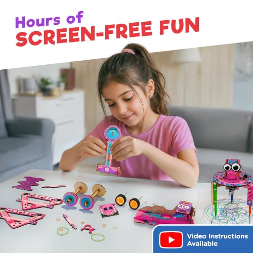 Doctor Jupiter Girls’ Engineering Kit for Kids Ages 8+, Birthday Gifts - style: Girls' Ultimate Engineering Kit: 8+