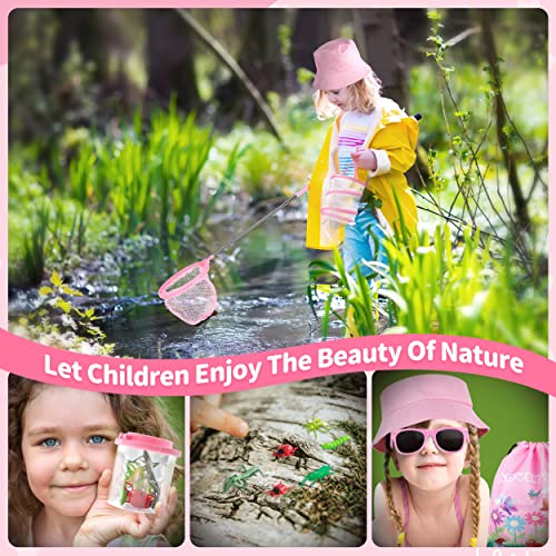 GIFTINBOX Bug Catcher Kit for Kids - Outdoor Explorer Toys Set for Kid - Bug Catching Kits with Binoculars Nature Adventure Toy for Girls Boys - Kids Exploration Gifts for Girl 3-12 Years Old