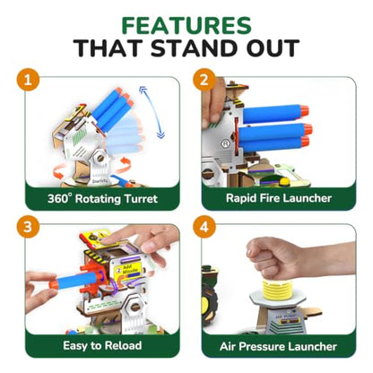 Smartivity DIY Military Vehicle Truck Toy for Kids 8-14 Years - style: Military Truck