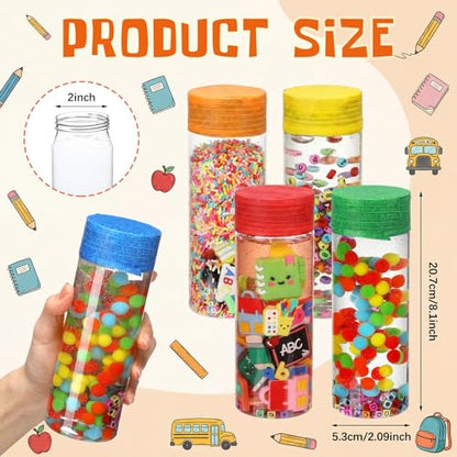 146 Pcs Sensory Bottle Fillers Kit Counting Sorting Education