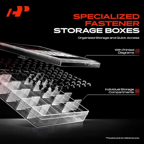A-Premium 210PCS Fastener Retainer Clip Kit Compatible with Ford 2017-2019