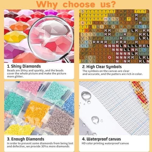 XUCNWL Diamond Art Kits for Adults,Cheetah Diamond Painting,12 x 16 Inch - color: Cheetah, size: 11.8x15.7in(30x40cm)