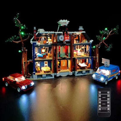 LED Light Kit Compatible with Lego 11370 Stranger Things: The Creel House - color: Remote Control Version