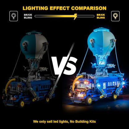Vaodest LED Light for Lego Fortnite Battle Bus 77073 Set - style: 77073 Battle Bus Set