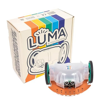 Pitsco Education LUMA Robot, App-Enabled Coding and Curriculum, Out-of-The-Box Robot for Kids Ages 10 and up, Learn Coding and Real-World Computer Science Skills