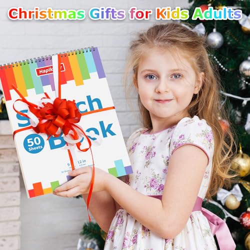 9" x 12" Sketch Book, 2-Pack 50 Sheets Spiral Bound Art Sketchbook Notebook - size: 9" x 12"(Pack of 2)