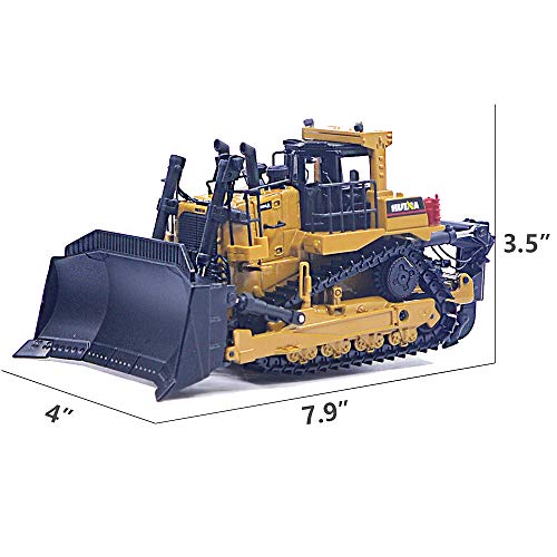 Ailejia 1/50 Scale Diecast Truck Alloy Models Bulldozer Vehicle Construction Vehicle Model Engineering Car Toy boy Gift (Bulldozer) - color: Timber Grab