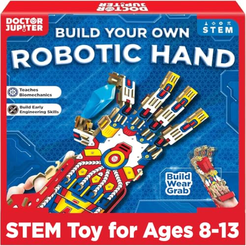 Doctor Jupiter Robotic Hand STEM Toy for Kids Ages 8-13, Birthday Gifts