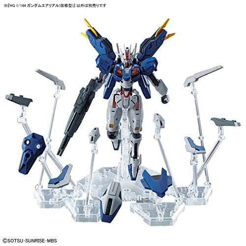 Bandai Hobby - Mobile Suit Gundam: The Witch from Mercury - #19 Gundam Aerial Rebuild, Bandai Spirits HG 1/144 Model Kit,Blue - color: blue