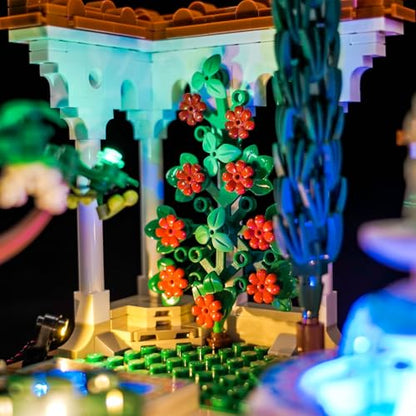 LED Lighting Compatible with Lego Fountain Garden 10359, Light Kit Compatible with Lego 10359 Fountain Garden, NOT Included The Model Set (Standard Version)