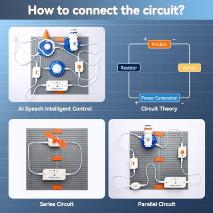 Science Kits for Kids with 66 PCS DIY Circuit Parts & 1200+ Projects