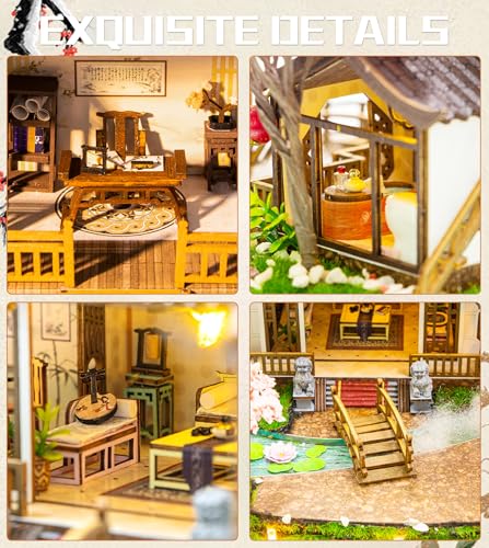 Spilay DIY Miniature House Kit for Adults, Fairyland Miniature Dollhouse - color: Upgraded Version of the Fairyland