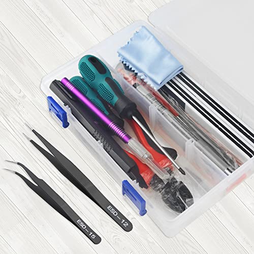 Professional 26 PCS Gundam Model Tools Kit Modeler Basic Tools Craft Set Hobby Building Tools Kit for Gundam Car Model Building Repairing and Fixing
