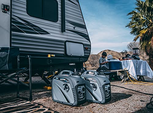 Pulsar 2,300W Portable Gas-Powered Quiet Inverter Generator With USB Outlet & Parallel Capability, Carb Compliant, G2319N - style: 2300 Watts + Gas Only + USB
