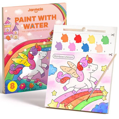 Jar Melo Paint with Water Books for Toddlers, Unicorns - style: Unicorns