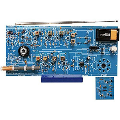 Elenco AM/FM Radio STEM Soldering Kit, IC & Transistor Project