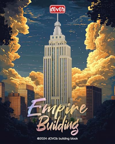 dOvOb Architecture Empire Building Micro Blocks Set（3819PCS） - World Famous Architectural Model Toys Gifts for Kid and Adult
