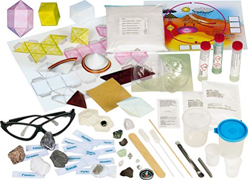 Thames & Kosmos Kids First Crystals, Rocks & Minerals Science Experiment Kit, Intro to Geology, Mineralogy & Crystal Growing for Early Learners
