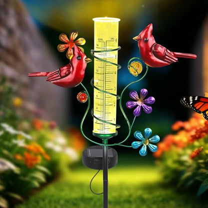 Rain Gauges Outdoors Best Rated, Cardinal Rain Measure Gauge - color: Cardinal