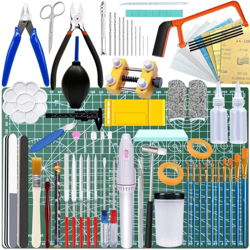 78Pcs Professional Gundam Model Tools Kit Hobby Building Tools for Buildings, Repairing and Fixing
