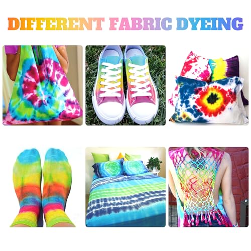 12 Colors Tie Dye Kit, Fabric Dye Set for Kids Adults Parties - color: 12 COLORS
