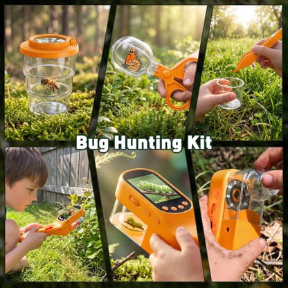 SEEKID Bug Catcher for Kids with 2.4" Screen (Yellow) - color: Yellow