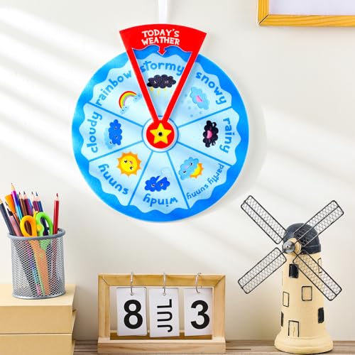 Marspark Weather Wheel, Educational and Learning Activities for Kids - style: Weather