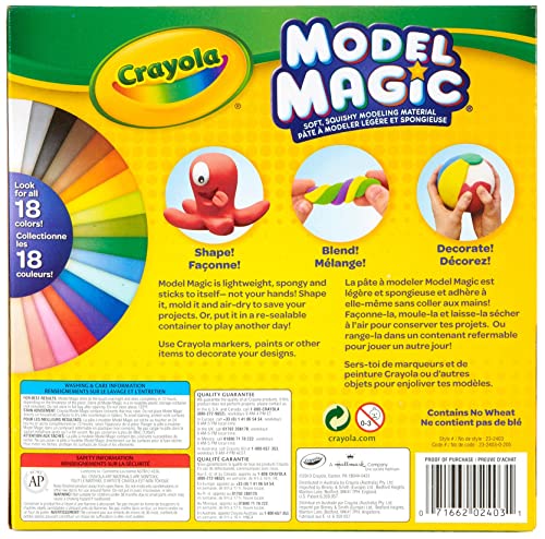 Crayola Model Magic Deluxe Variety Pack (14ct), Kids Air Dry Clay, 7oz, Bulk Modeling Clay Alternative, Gift for Kids, Ages 4+ (Pack of 3) - size: 14Ct (Pack of 3)