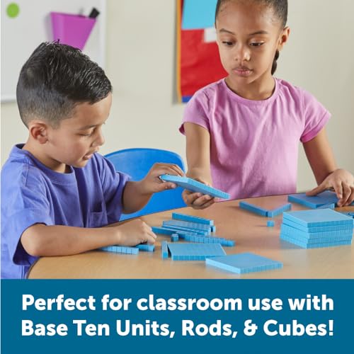 Learning Resources Plastic Base Ten Flats - style: Base Ten Flats